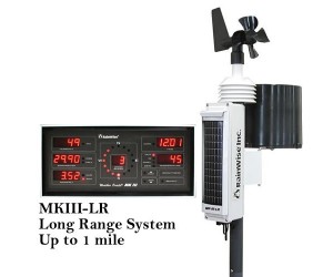 Weather Station RainWise MK-III Solar Wireless Pro With Black Base Unit